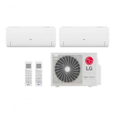 Imagem de Ar Condicionado Multi Split Inverter 2 Ambientes (Hiwall 2X 9.000BTUS) Quente/Frio WiFi Integrado 220V