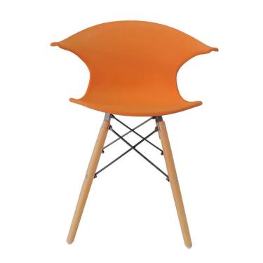 Imagem de Cadeira Design Pelegrin Pw-079 Pp Laranja
