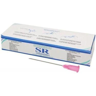 Imagem de Agulha Rosa Descartável 40x1,20mm 18g x 1 1/2 Caixa com 100 Unidades S