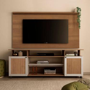 Imagem de Conjunto Sala de Estar: Rack Ipanema 4698 + Painel Slim 4744