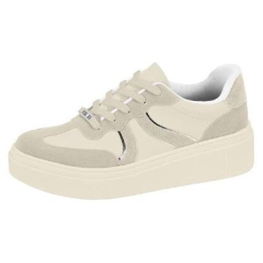 Imagem de Tenis vizzano casual ref 1339.346.31057 feminino, 38, Branco off, Bege