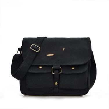 Imagem de Bolsa Feminina Transversal Casual De Ombro Espaçosa Para Trabalho Viagem E Dia A Dia (116-Preto)