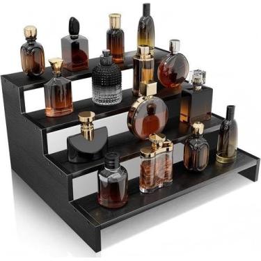 Imagem de Expositores em camadas de madeira Vecxoty Perfume Organizer