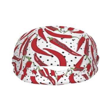 Imagem de Faixa de cabelo esportiva Red Pepper para corrida, basquete, tênis, treino, antiderrapante, elástico, para homens e mulheres