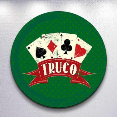 Imagem de Capas p/ Painel Redondo Baralho Truco Estampa Sublimada Para Festa Tem