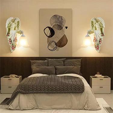 Imagem de Luminária de parede moderna e criativa para sala de estar, quarto, escritório, casa de campo, hotel, quarto infantil, corredor, café, restaurante ocidental, luz LED (Estilo 34, conjunto com