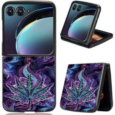 Imagem de GYSYSQSH Capa de telefone para Samsung Galaxy Z Flip 7 para mulheres e homens, fina, fina, rígida de policarbonato [carregamento sem fio] capa flip proteção à prova de choque para Z Flip 7 2025, folha