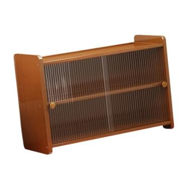 Imagem de predolo Armário de/mesa/organizador rústico para escritório, penteadeira/armário de armazenamento para quarto, cozinha e banheiro, 50x20x34cm