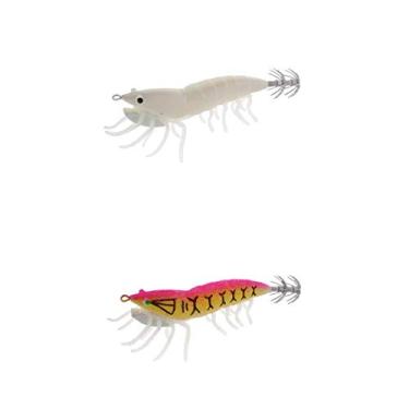 Imagem de barenx 2 peças de anzóis de lula para camarão, pesca artificial, duro, polvo e camarão