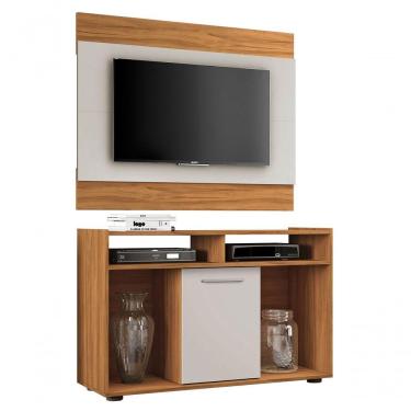 Imagem de Rack Com Painel Show Freijó Com Off White - Notável