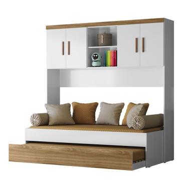 Imagem de Bicama Com Ponte 4 Portas  3842 Branco Nature Plla Branco Nature