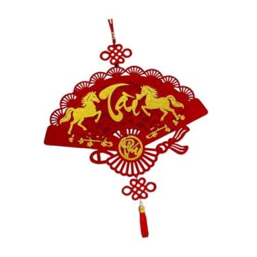 Imagem de Fenteer Decoração de Ano Vietnamita, Decoração de Festival da Primavera, Placa Decorativa Reutilizável para Pendurar na Entrada, Porta da Frente, Quarto, Style E