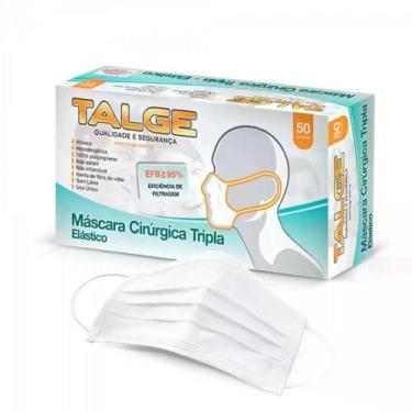 Imagem de Máscara Descartável Tripla C/50 Unidades Talge