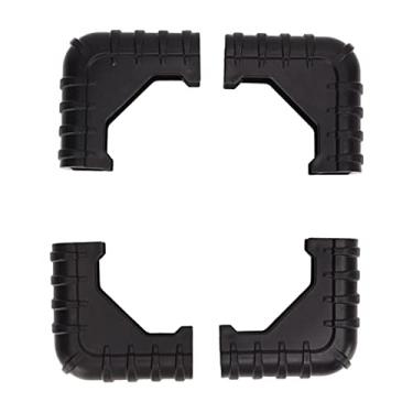 Imagem de SIWOTED 4 peças protetores de chão para pernas de cadeiras antiderrapantes para acampamento ao ar livre capas para pernas de cadeiras dobráveis ​​tampas protetoras para pés