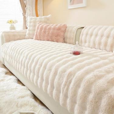 Imagem de HGTRH Capa de sofá sofá de canto em forma de L com encosto alto 2 lugares peça de canto de 3 lugares, capa de sofá em forma de U grande XXL, capa de sofá antiderrapante fundo de silicone, confortável