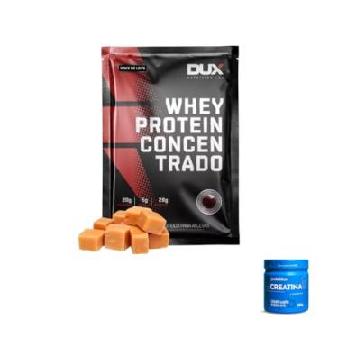 Imagem de Kit Whey Protein Concentrado Sache Doce de Leite + Creatina Pura Monohidratada 300g Probiótica