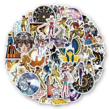 Imagem de Adesivo Anime Saints Seiyas Vinyl Cartoon 50 unidades à prova d`água