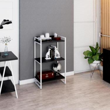 Imagem de Estante Kuadra 60X40X104cm C/03 Prateleiras Estrutura Branca - Compace