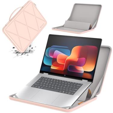 Imagem de Smatree MS85T Capa protetora rígida de EVA com suporte compatível com laptop 2 em 1 de 16 polegadas HP Envy x360 16t-ac000, para laptop de 15,6 polegadas 15/15t, para notebook HP 255 G9 de 15,6