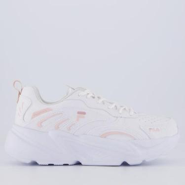 Imagem de Tênis Fila Street Fit 2 Feminino Branco e Rose, 34