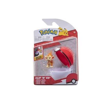 Imagem de Boneco Pokémon Chimchar + Poké Ball