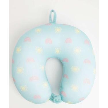 Imagem de Almofada Pescoço Estampada Marisa-33138 - PVC, UN, Azul