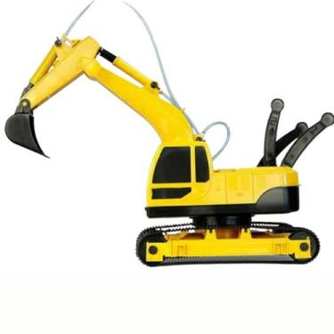 Imagem de Caminhões Tratores de Obra Brinquedo Meninos Miniatura - Roma Brinqued