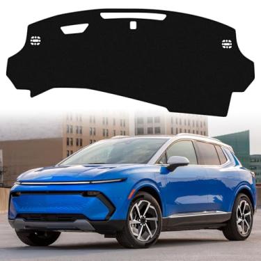 Imagem de FormiPow Capa de painel para Chevy Equinox EV 2025 2026 (sem HUD), protetor de painel antiderrapante e protetor solar, bloqueio UV, almofada de painel antirreflexo