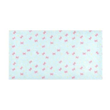 Imagem de Burbuja Tapete de corredor com flores pequenas de pelúcia antiderrapante tapete de borracha para corredor, quarto, sala de estar, decoração de entrada, lavável na máquina, 51 x 99 cm