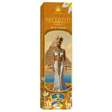 Imagem de Incenso Linha Egípcia 0% Carvão Nefertiti Âmbar C/10 Varetas