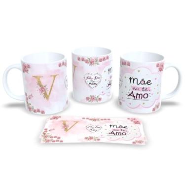 Imagem de Caneca Alfabeto dia das Mães Cada Letra é Um Carinho Para a Sua Mãe (V)