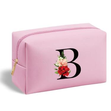 Imagem de Presentes de aniversário de amizade para mulheres, sua tia, irmã, dama de honra, colegas de trabalho, noiva, bolsa de cosméticos para viagem, maquiagem, bolsa com zíper, linda bolsa de higiene pessoal