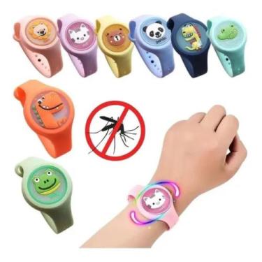 Imagem de Pulseira Relógio Infantil Repelente de Mosquito com Desenhos - Odkaza