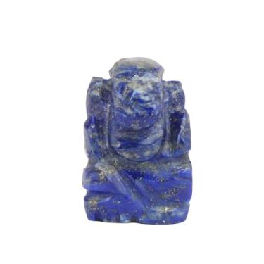 Imagem de Rudra Empire Estátua de Ganesha em pedra lápis-lazúli para painel de carro esculpida à mão