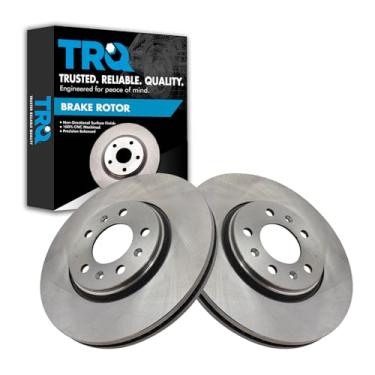 Imagem de TRQ Par de rotor de freio a disco dianteiro LH e RH para Pontiac Solstice Saturn Sky
