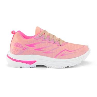 Imagem de Tênis Feminino Esportivo Infily para Caminhada Corrida Treino Academia Crossfit Leve com Sola em Micro Expandido Cano Baixo Respirável Resistente à Água (Rose/Pink, BR, Adulto, Numérico, M, 36)