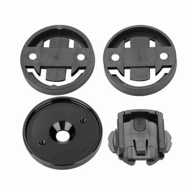 Imagem de Generic Suporte para Computador de Bicicleta, Kit de Tampa de Haste de Alumínio Resistente para Cat Eye Bryton ViGPSPORT Road Mountain Bikes Preto (#3)