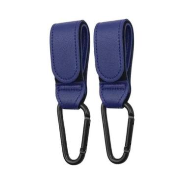 Imagem de Ganchos Para Carrinho De Bebê Em Couro PU Organizador Para Bolsa De Fr