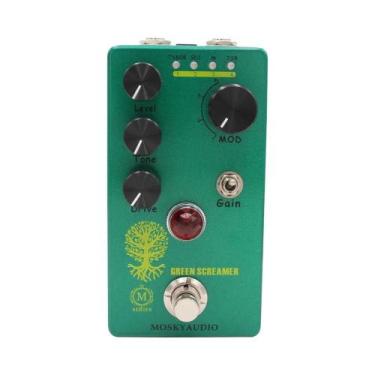 Imagem de Pedal De Efeito Para Guitarra Green Screamer Com 4 Modos, Booster, Ove