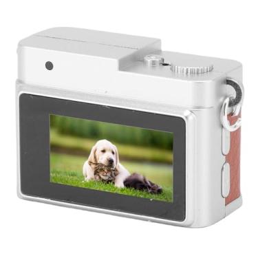 Imagem de Jiawu Pequena Câmera Digital retrô Leve Chaveiro Com 4 Filtros para Fotografia Ao Ar Livre | Bateria 180mAh (Marrom)