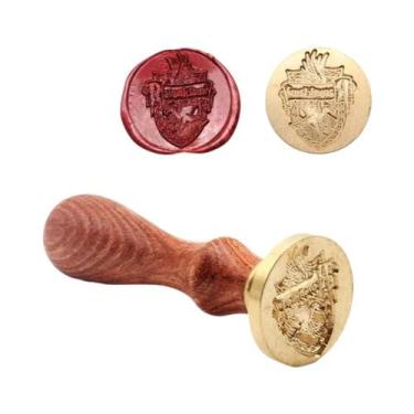 Imagem de Carimbo De Cera Owl Messenger Com Cabo De Madeira, Selagem Densa, Vari