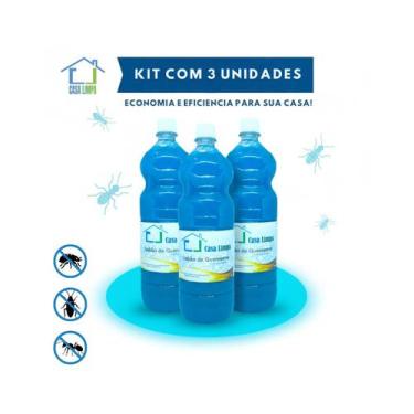 Imagem de KIT 3 un SABAO DE QUEROSENE 1L CASA LIMPA