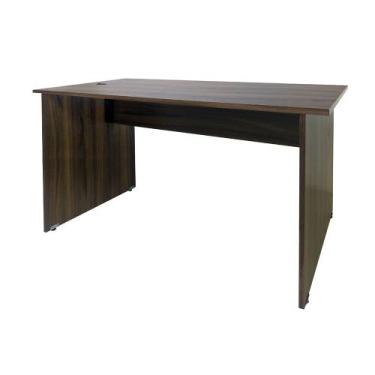 Imagem de Mesa de Escritório Digitador Pé Painel sem Gaveta com 1 passa fio - SM