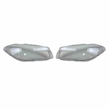 Imagem de Farol transparente abajur escudo máscaras farol capa lente vidro Compatível com bmw série 5 f18 f10 520 525 535 530 2011-2017 frente farol capa(A Piar)