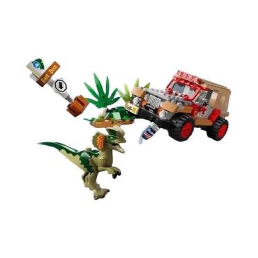 Imagem de Conjunto De Blocos De Montar Dinossauro Giganotosaurus Therizinosaurus