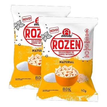 Imagem de Kit 2X: Salgadinho Arroz Integral Rozen Natural Okoshi 50g