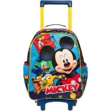 Imagem de Mochila Infantil com Rodinha Mickey R (7899768867092) - Xeryus