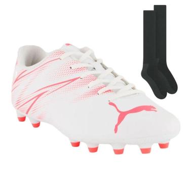 Imagem de Kit Chuteira Campo Puma Attacanto + Par de Meião-Masculino