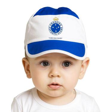 Imagem de Boné Bebê Cruzeiro Torcida Baby Ofical 100% Algodão