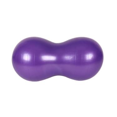 Imagem de Bola de exercícios Balance Trainer PVC yoga bola de amendoim bola de ioga com inflador bola de fitness bola espessa para ioga pilates (roxa)